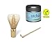 Produktbild Bio Matcha Starter Set Matcha vegan 30g Dose PLUS Matcha Bambusbesen Chasen PLUS Matcha Löffel Chashaku - Matcha Set Aktion