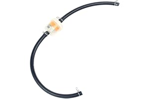 SHINEKOO Tubo flessibile per benzina con filtro gas con clip Mini Moto Scooter Quad Dirt Bike