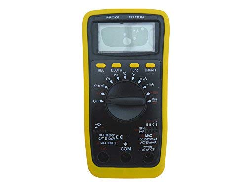 proxe 722103 multímetro digital Top, Rojo