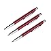 Produktbild 3x, 5x oder 10 Stück Touch Pen Stift Eingabestift Kuli für Samsung Galaxy, Galxy A3, A5, Galaxy J1, J3, J5, Galaxy A5 (2016), A3 (2016) (3x Weinrot)