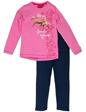 SALT AND PEPPER Mädchen Bekleidungsset Set Horses Photoprint