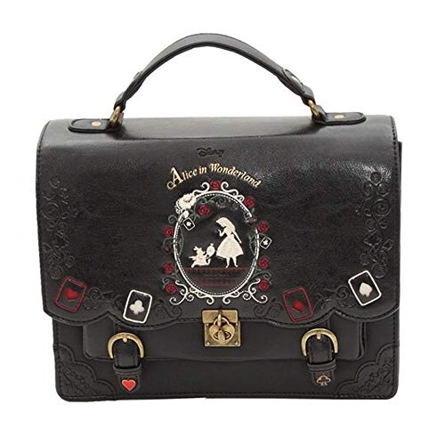 Preisvergleich Produktbild RKY Damen-Einkaufstasche - Alice im Wunderland Poker Silhouette Schulter Messenger Bag kleine quadratische Tasche 26X22X9CM (4 Farben) / - / (Farbe : #03)
