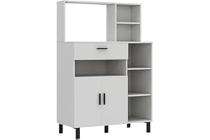 OSKAR-STORE Oskar Store Hochschrank Emanuel, Weiß, 90 cm