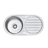 Aus 0,6 mm Stärke aus hochwertigem Edelstahl mit Satin Finish