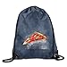 Produktbild quanzhouxuhuixiefu Pizza Baiser Drôle Hamburge Sackpack Drawstring Bags Polyester Backpack Outdoor Sports Gym Bag