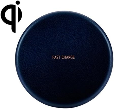 Wireless Fast Qi Charger for S8/S8 Plus, [Newest Version] 1.5X Fast Wireless Charger Quick Charge Charging Stand Pad for Samsung S8, S8 Plus, S7, S7 Edge, S6 Edge Plus, Galaxy Note 5 and all Qi-enabled devices - Dark Blue