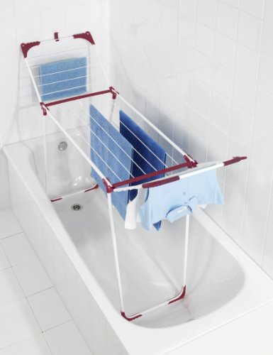 WENKO 3774021100 Wäschetrockner Summer Dry – 13 m Trockenlänge, Metall, 153 x 76 x 46 cm, Weiß - 3