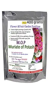 TSR Organic Fertilisers & Pesticides MOP Muriate of Multi Purpose Fertilize Potash 400 gm
