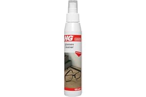 HG Glasses Cleaner - For Safe Cleaning and Degreasing Glasses - Clean & Dry Fast - 125 ml