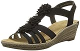 rieker sandalen damen schwarz amazon Absatztyp: Keilabsatz, Absatzhöhe: 5.5 cm, Schafttyp: Kurzschaft