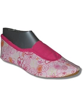 BECK Gymnastikschuhe, Turnschuhe, SchlÃppchen Ristgummieinsatz HEART rosa Nr. 231