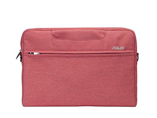 Asus EOS Tasche (bis zu 12 Zoll, gepolstert, viele Taschen und Fächer, für Notebook) rot - 4