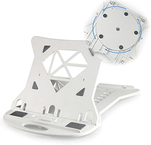 NQFL Notebook Stand GWDZX Desktop Protection Cervical Spine Office Lift Portable Computer Cooler,White-Rotatable-28*28*2cm