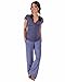 The Essential One - Maternity Nursing Pyjamas Stripe - Blue - Small - EOM154