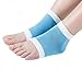 Price comparison product image KaloryWee Fashion Womens Blue Heel Socks for Dry Hard Cracked Skin Moisturising Open Toe Recovery Yoga Dance Sports Socks