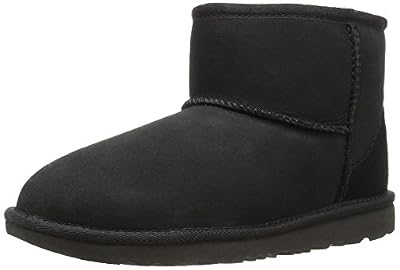 UGG Kids' Classic Mini II, Bottes & Bottines Classiques Mixte Enfant, Noir (Black Blk), 33.5 EU