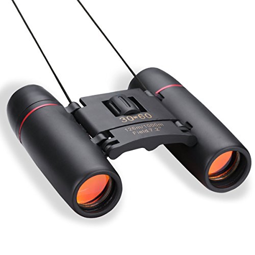 Preisvergleich Produktbild Mini Fernglas, tronisky Binocular Taschenfernglas Feldstecher verstellbare faltbar Teleskop mit Day Night Vision 30 x 60 Zoom für die Vogelbeobachtung, Reisen, im Freien, Sightseeing