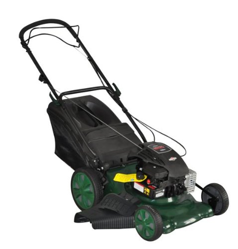 Webb 18in High Wheel Steel Deck Petrol Lawnmower by Webb