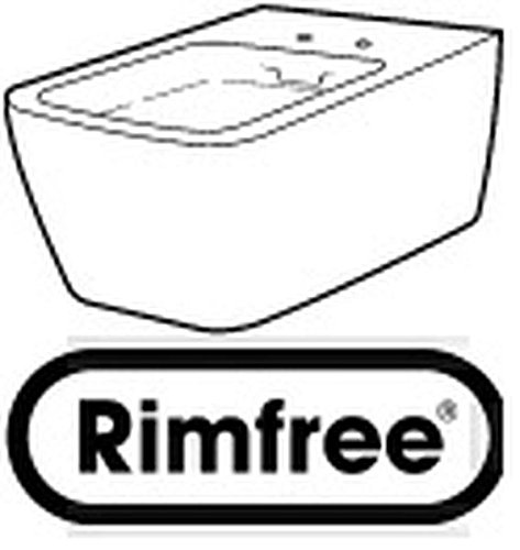 Preisvergleich Produktbild Keramag Tiefspül-WC it! wandhängend spülrandlos weiß(alpin)