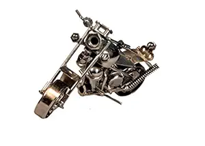 TAYYABA ENTERPRISES Metal Bullet Bike Motorcycle Antique Decorative Showpiece- Black, Standard