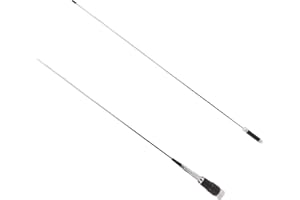 AMSIXO Antena de radio amateur de 26-28 MHz de repuesto para CB-27 CB-40M Radio PL259 Conector de antena de 3,5 dBi