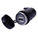 Produktbild SODIAL 3.3A Motorrad Din Hella Stil Buchse Dual USB Ladegeraet Fuer Handys GPS