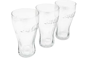 CUCUBA Set 3 Bicchieri in Vetro Trasparente Forma Alta 20cl