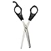 Tinxs 2 X Professional Hair Cutting & Thinning Scissors Shears Hairdressing Set (Silver & Black)
