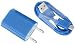 Produktbild Reido® (Blau) 2in1 Set Adapter + USB Datenkabel für Samsung I8190 GALAXY S3 III mini Galaxy I9100 S3/S4/S5/S5 Samsung S6 S6 Edge S5mini Galaxy S3mini / S4mini / S5mini Galaxy I9505 Galaxy S4 I9300 I9100 I8190 I9500 Micro-USB Ladegerät Ladekabel Netzteil (kein Original) (2in1 Blau Adapter+Kabel)
