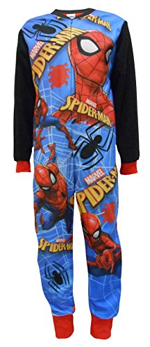 Spiderman "Spider-Man" Niños Fleece One Piece Sleepsuit 4-5 años (110cm)
