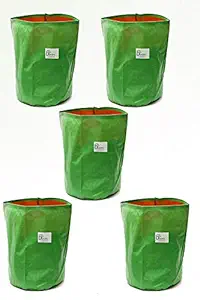 Bio Blooms Agro India Private Limited Grow Bags 15X12 for Gardening, Vegetable Grow Bags Pack of 5 Bio_4B15X12