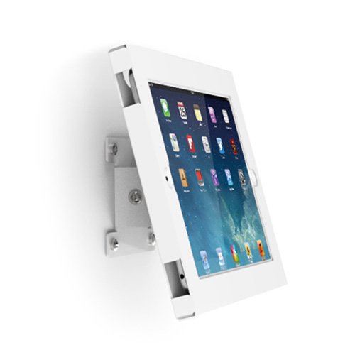 Soporte Armourdog® para asegurar tabletas a la pared, para iPad Air 1/2 y Pro 9.7 en color blanco (personalizable)