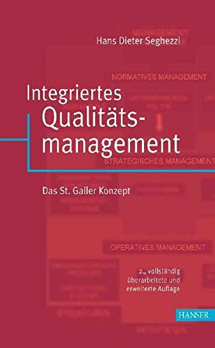Integriertes Qualitätsmanagement: Das St. Galler Konzept