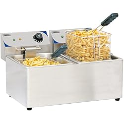 Casselin CFE82 - Friteuse électrique 2 x 8 litres