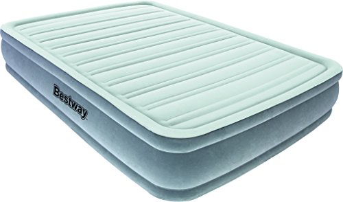 Bestway Queen Sleepzone Cama de Aire Doble, Blanco, 117x34x57 cm
