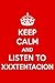 Produktbild Keep Calm And Listen To XXXTENTACION: XXXTENTACION Designer Notebook