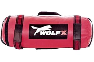 WOLFX Wolf X Power Cloth/Sand FILLED Bag Boxing MMA Training Fitness 5-40kg (Red)