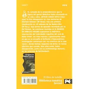 El regreso de Sherlock Holmes (El Libro De Bolsillo - Bibliotecas Temáticas - Biblioteca Juvenil)