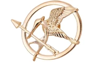PSL Golden The Hunger Games Film Mockingjay Prop Pin Rep
