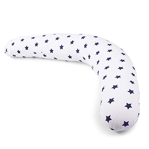 Widgey Plus Pregnancy and Sleep Pillow/Body Support - Navy Star