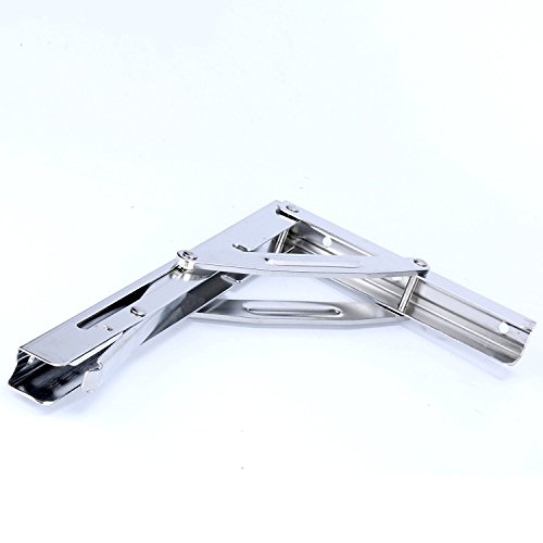 Amarine-made-Lange-Release-Arm-Heavy-Duty-poliert-Edelstahl-Regal-Bench-Tisch-zusammenklappbar-Regal-oder-Bracket-max-Laden-Reifestigkeit250kg-langen-Arm