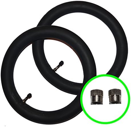 2 x BABY JOGGER LIBERTY Pushchair / Stroller Inner Tubes 12 1/2" - 45º Bent / Angled Valve + FREE Delivery + FREE Upgraded BALDWINS Branded Metal Valve Caps (Worth £2.99)