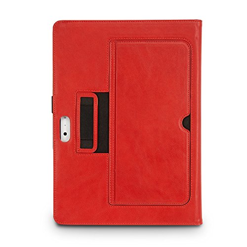Maroo Folio Kunstledertasche für Microsoft Surface Pro 3 schwarz/rot - 4