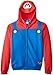 Price comparison product image Nintendo Mario Brothers Bill Men's Red Zip-up Costume Hoodie - Multi -