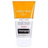 Neutrogena Visibly Clear 2-in1 Wash and Mask, 150ml