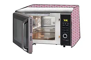 Stylista Microwave Oven Cover for Borosil Prima 19 Liter 1300 Watt Convection Oven Toaster Griller (OTG) Packed Pattern Pink