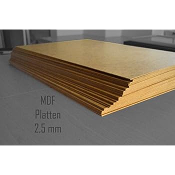 CHUENKUK 40 Stück A4 MDF Platten 2mm - Holzplatten Zum Basteln & Malen