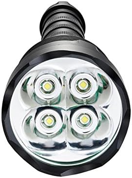 Super Bright Flashlight 3-12 caps T6 lamp beads 3800 lumens 5 Light Modes LED Flashlight , 4