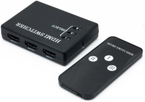 Ramozz @ 3 Port Hdmi Switch Switcher Splitter For Hdtv Hd 1080P PS3