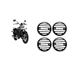R.J.VON - Rear Customized Indicator Light Grill for - Bajaj Avenger Cruise 220/150, Street 220/150